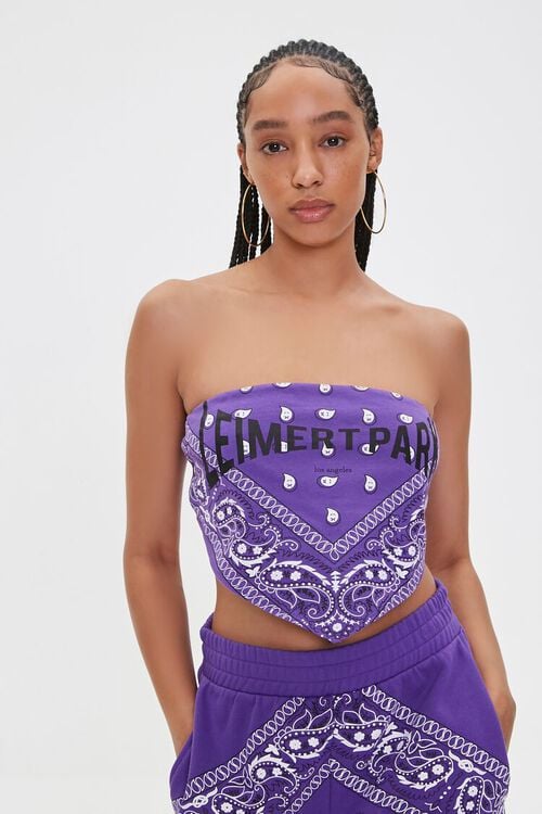 Ashley Walker Leimert Park Graphic Tube Top