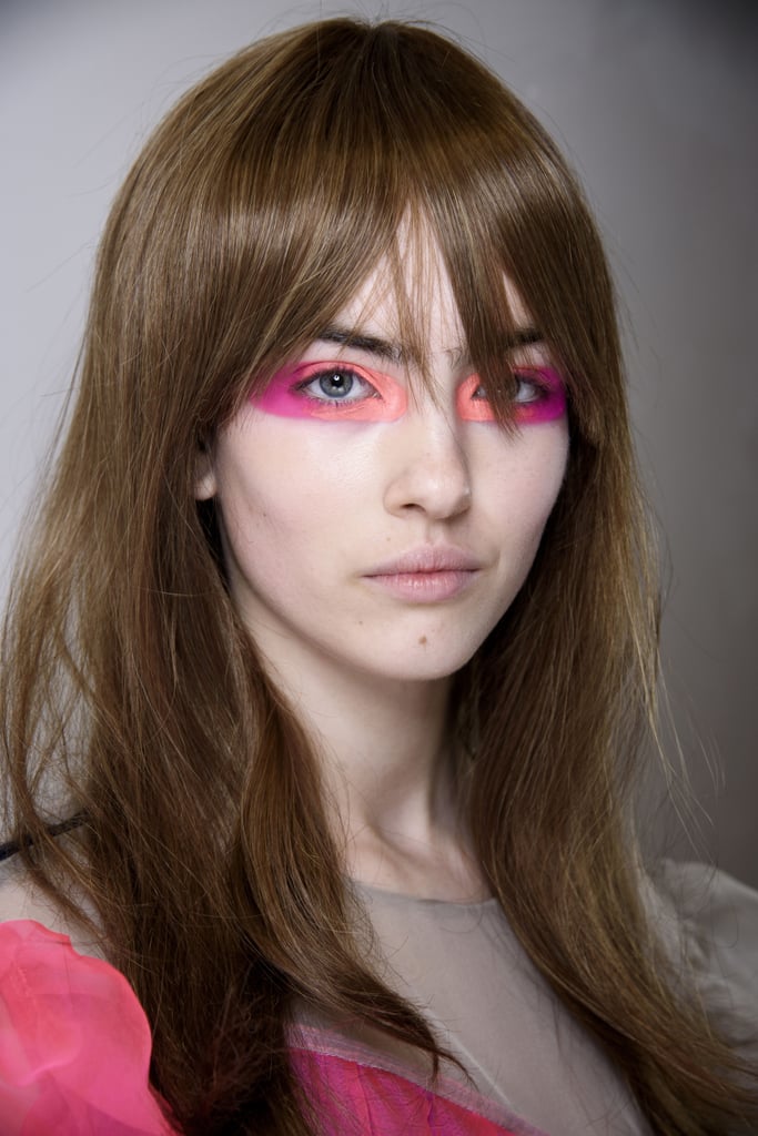 Two-Toned Neon Shadow at Matty Bovan Autumn 2020