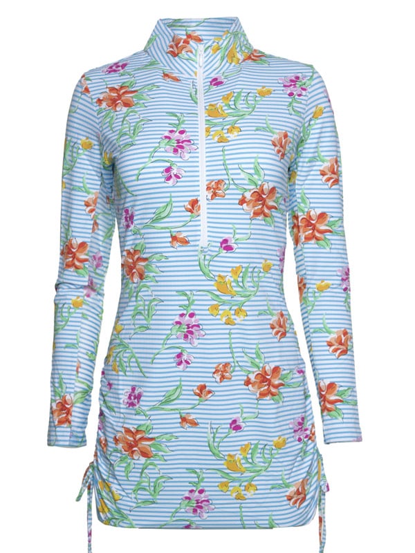 IBKUL Joanna Print Convertible Tunic