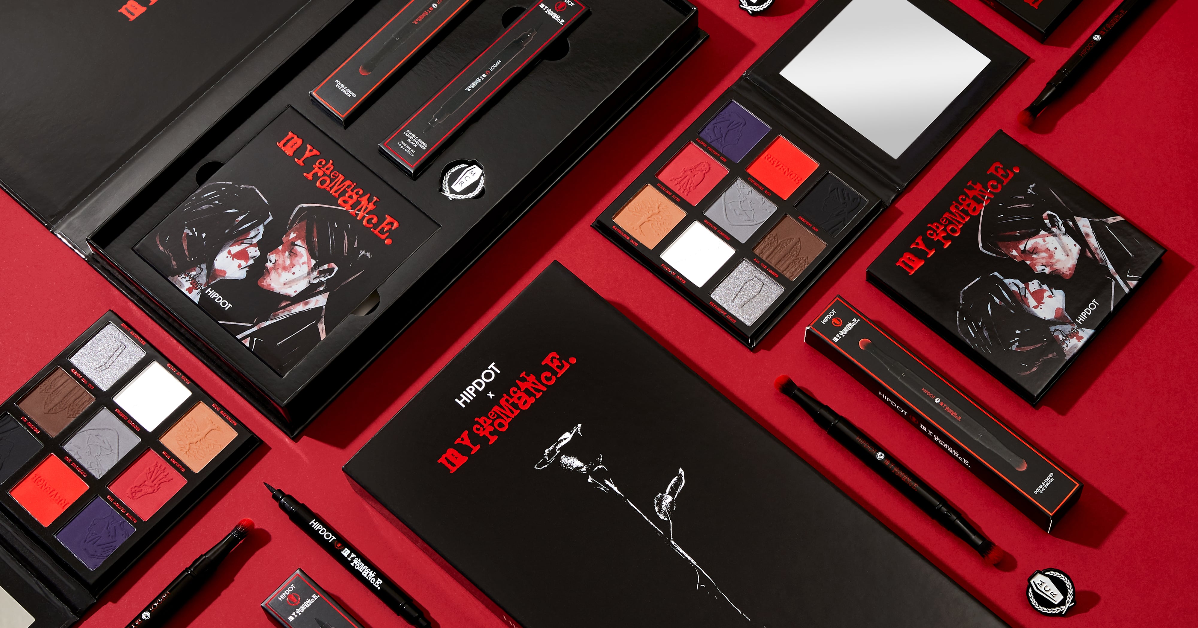 HipDot x My Chemical Romance Three Cheers Makeup Collection POPSUGAR