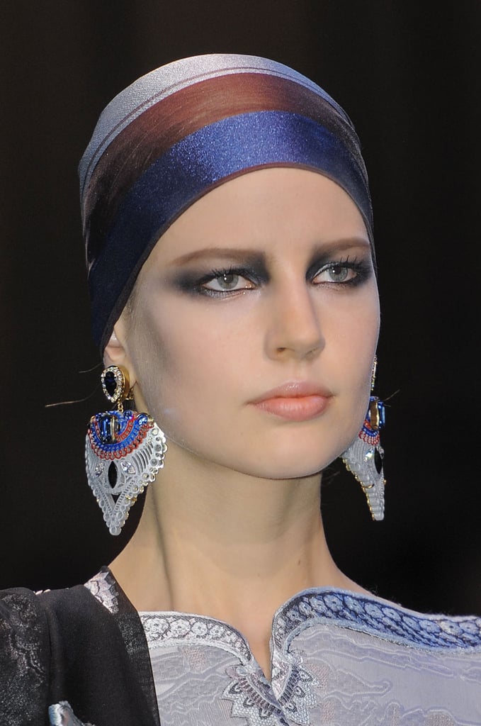 Armani Prive Hair and Makeup Spring 2014 | Haute Couture | POPSUGAR Beauty