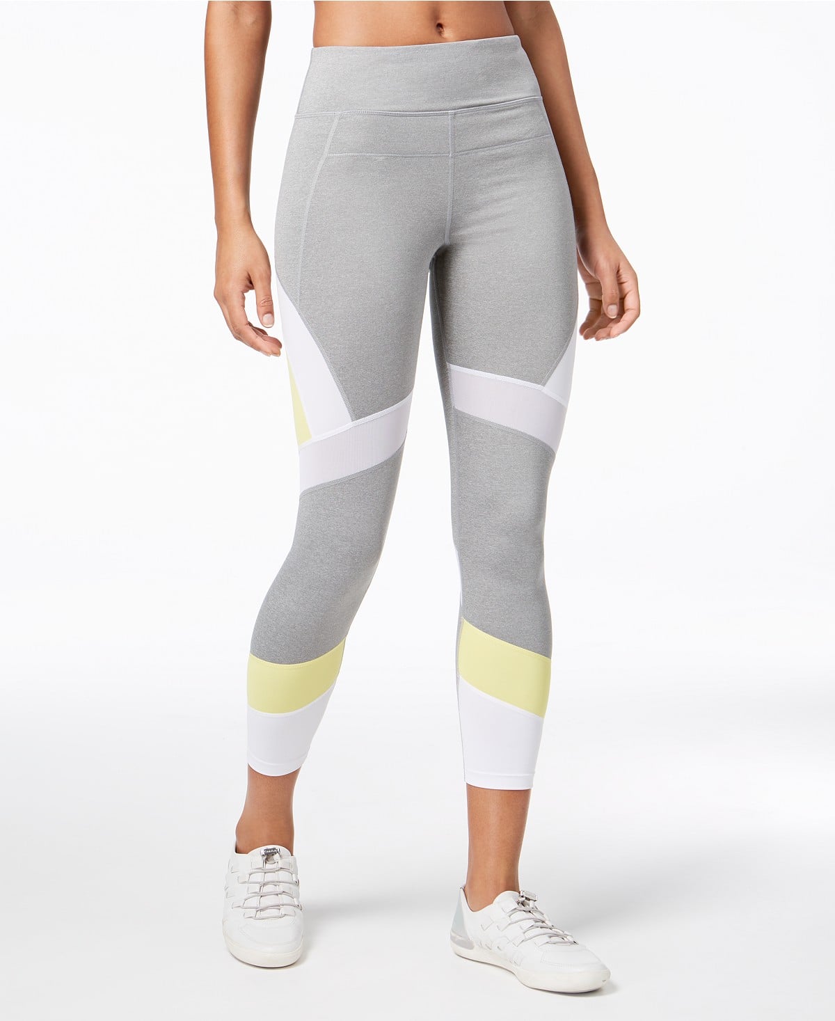 Calvin Klein Performance High-Waist Colorblocked Leggings | Break a Sweat  Without Breaking the Bank in These Workout Pants — All Under $40 | POPSUGAR  Fitness Photo 18