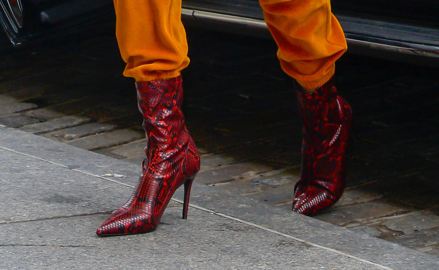 snakeskin boots mango