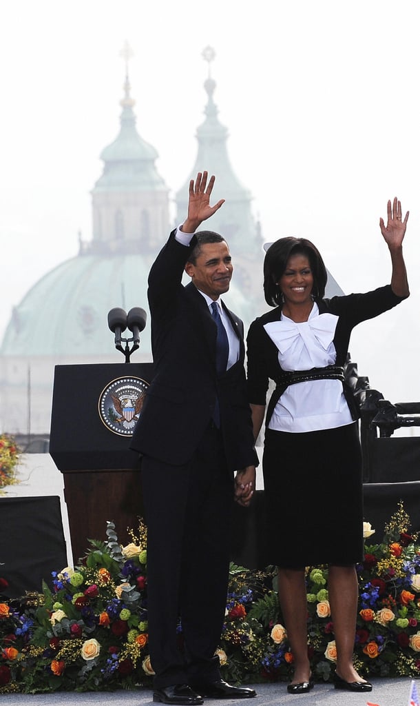 The Obamas visited Prague in April 2009 for a summit with European Union leaders.