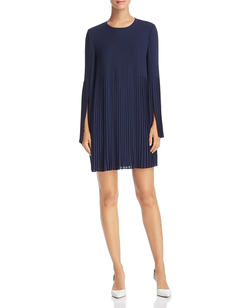 Elizabeth and James Violetta Pleated Georgette Dress