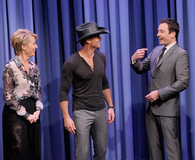 Emma Thompson and Tim McGraw