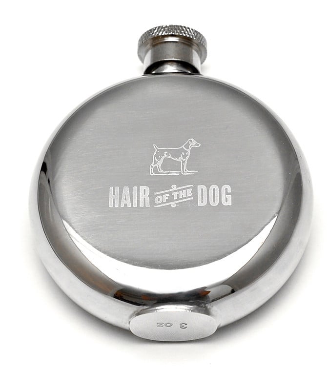 Men's Society Hair of the Dog Hip Flask