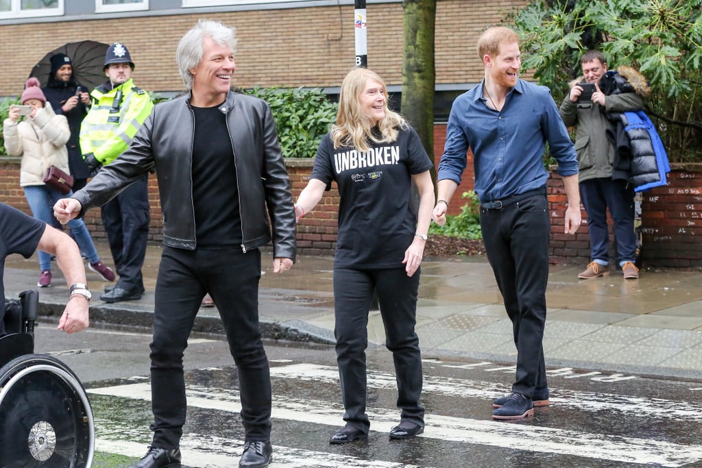 Prince Harry and Jon Bon Jovi Record at Abbey Road Studios | POPSUGAR ...