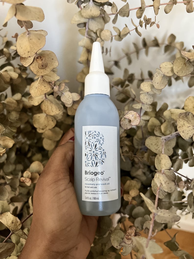 The Briogeo Scalp Revival Rosemary Pre-Wash Oil.