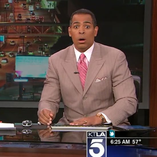 KTLA News Anchor Reacts to LA Earthquake | Video
