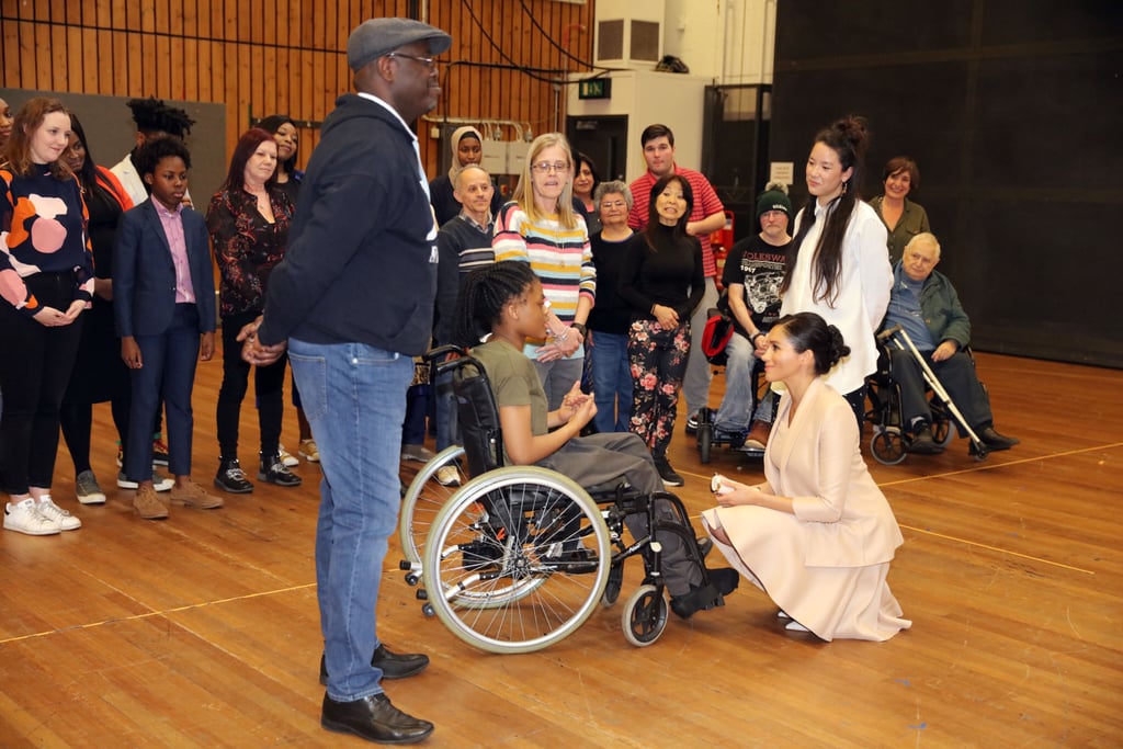 Meghan Markle Visits the National Theatre January 2019