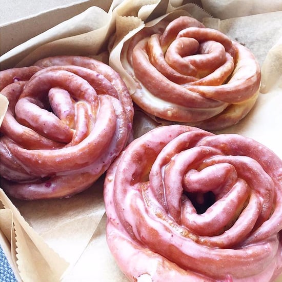 Rose-Shaped Doughnuts