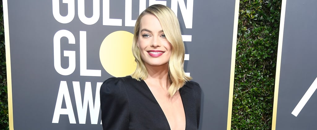 Margot Robbie Wearing Gucci Dress at 2018 Golden Globes
