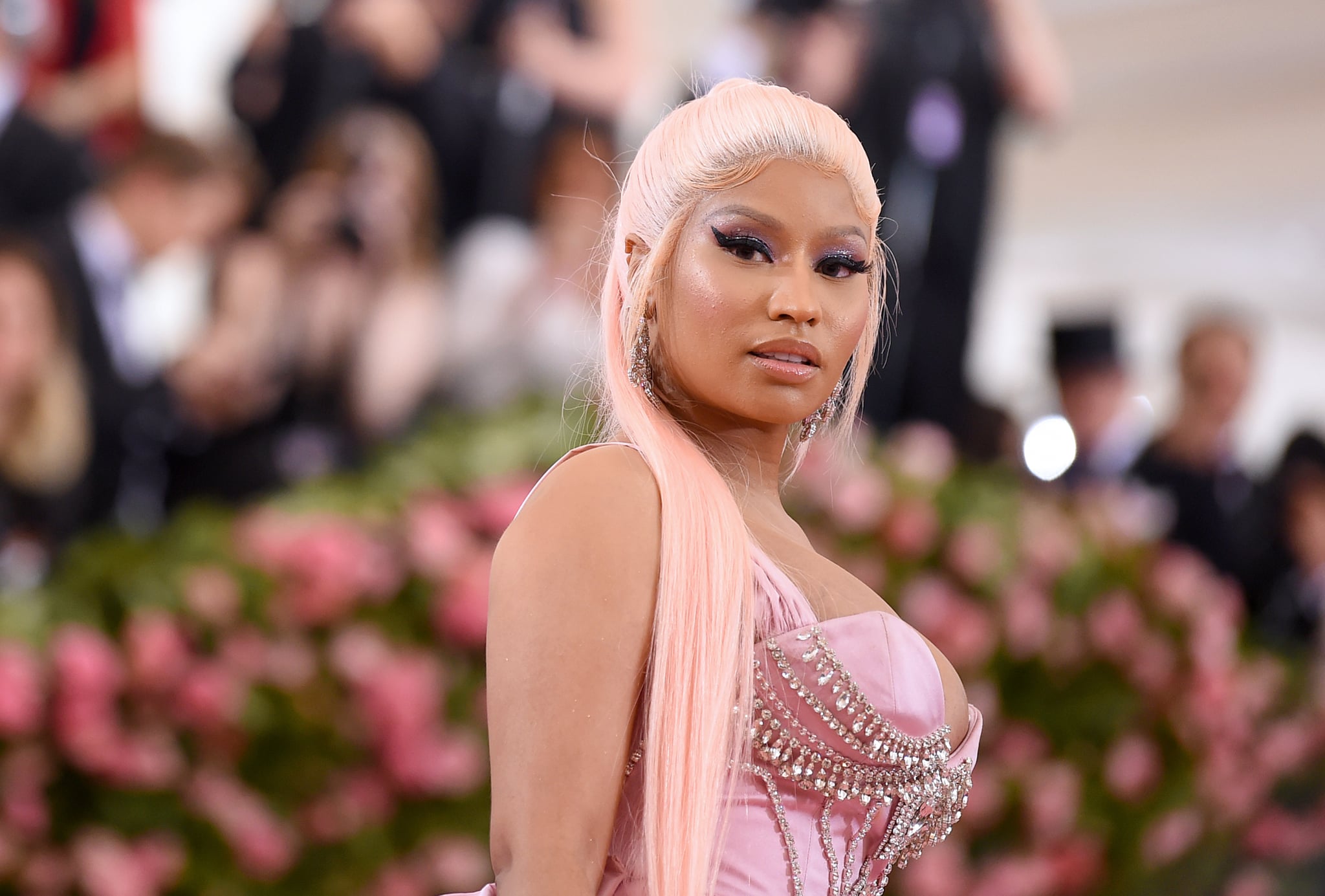 NEW YORK, NEW YORK - MAY 06: Nicki Minaj attends The 2019 Met Gala Celebrating Camp: Notes on Fashion at Metropolitan Museum of Art on May 06, 2019 in New York City. (Photo by Jamie McCarthy/Getty Images)