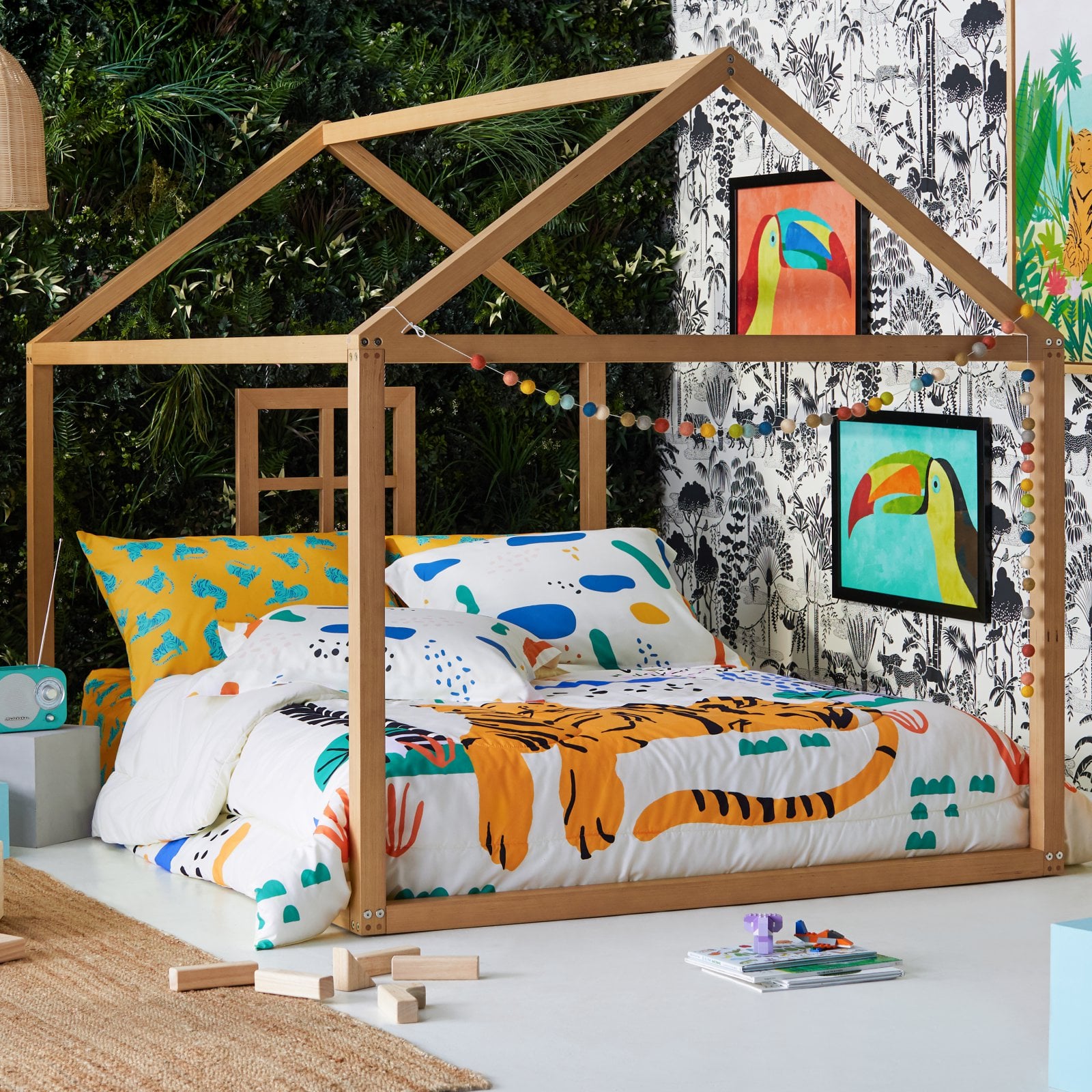 kids cottage bed