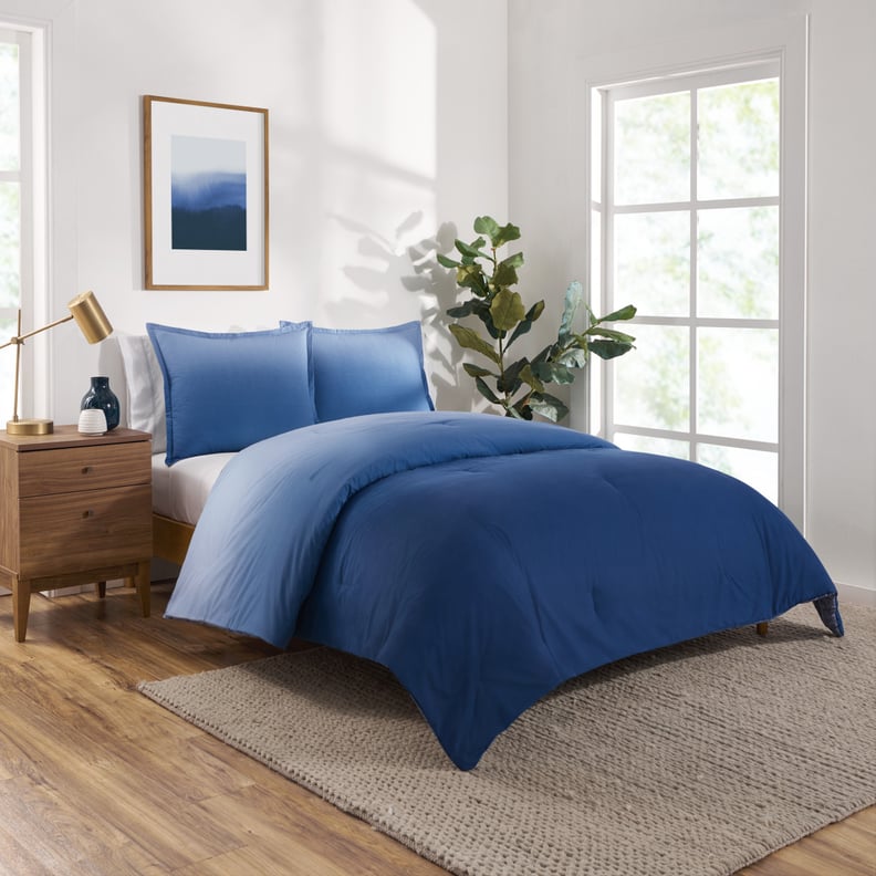 Gap Home Ombre Reversible Organic Cotton Blend Comforter Set