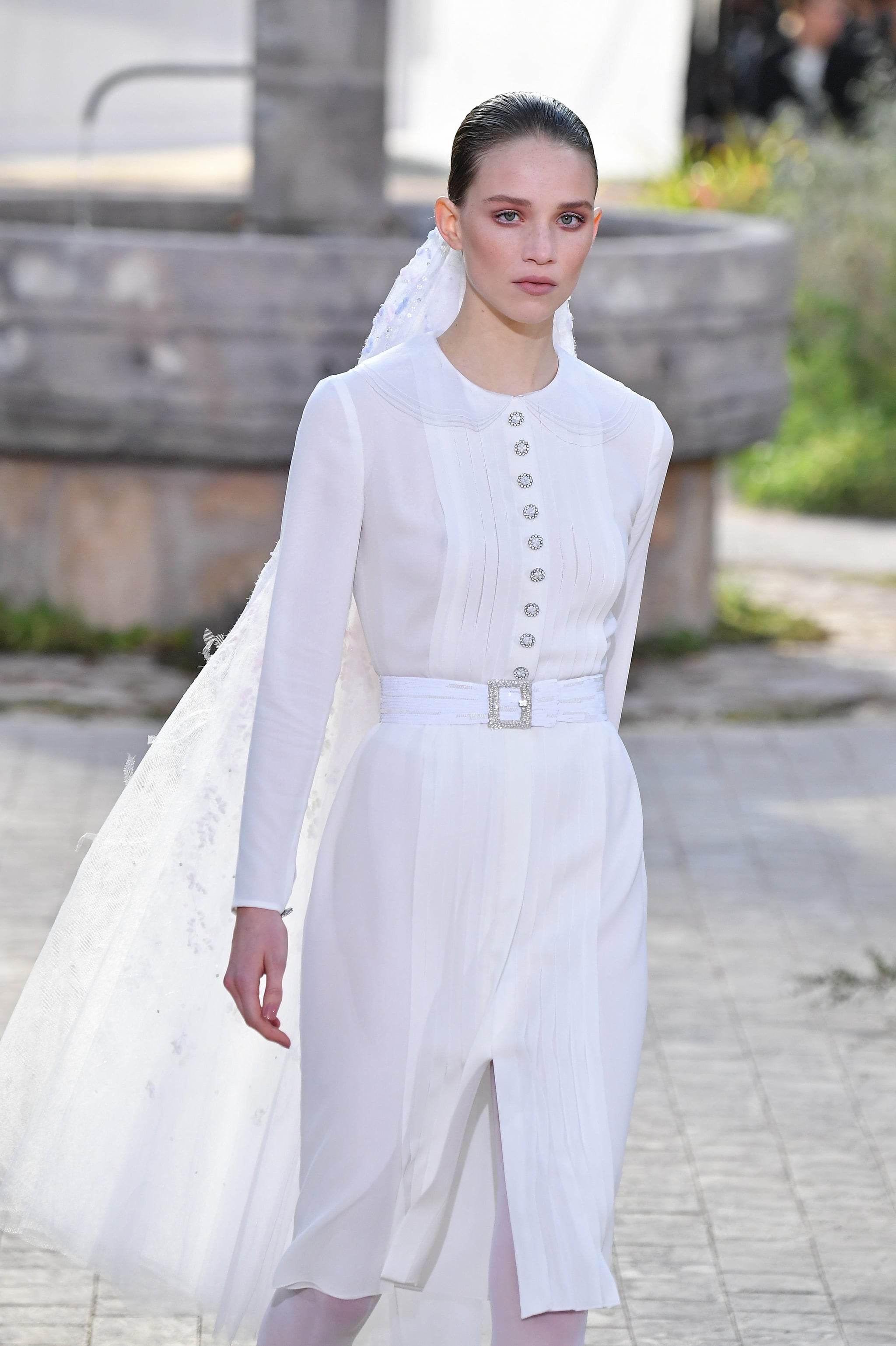 chanel tuxedo wedding dress