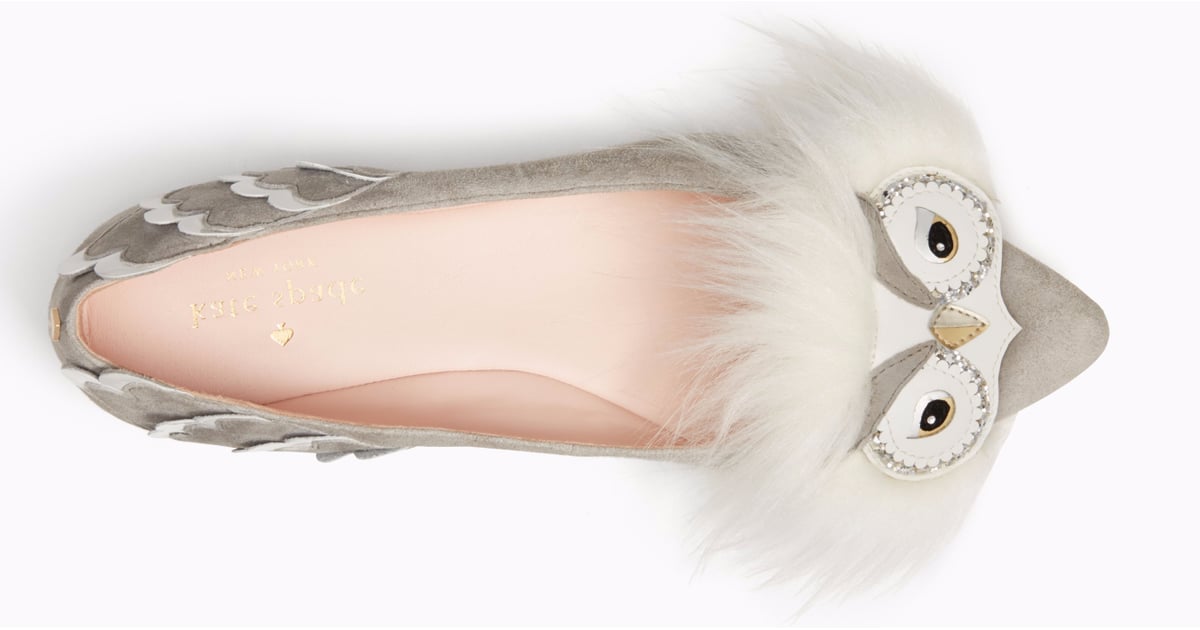 kate spade owl flats