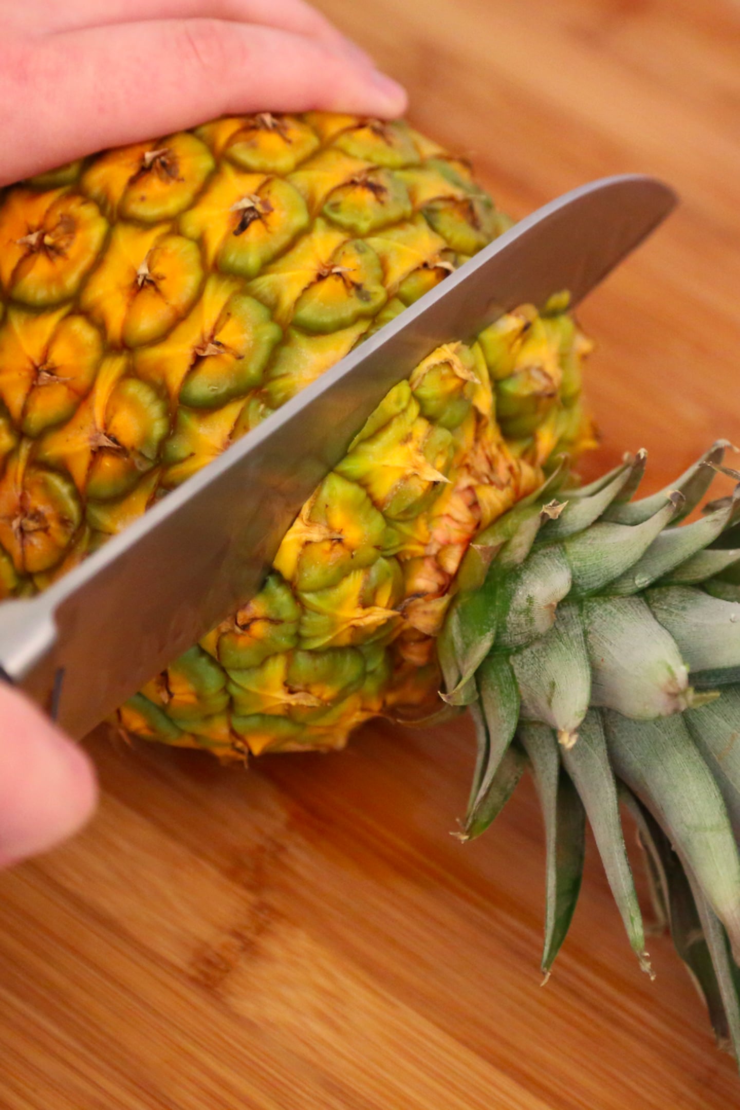 Pineapple Cutting Hack POPSUGAR Food