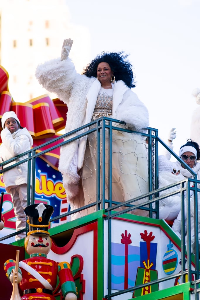 Diana Ross and Family at the Macy's Thanksgiving Parade 2018
