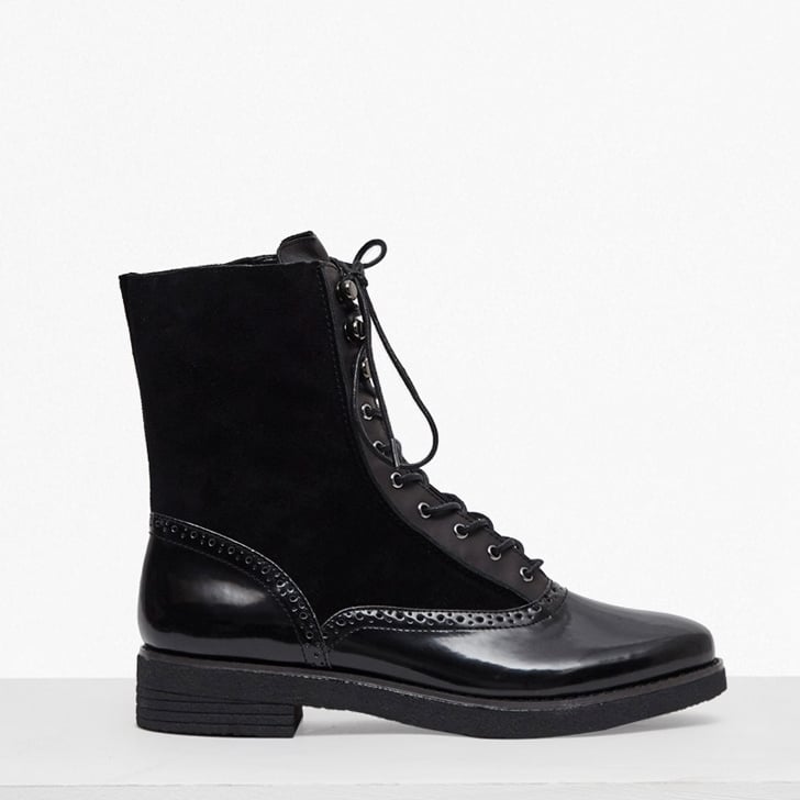 French Connection 'Vanja' Lace-Up Boots ($140)