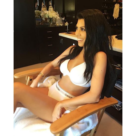 Kourtney Kardashian Wearing Calvin Klein Underwear Picture
