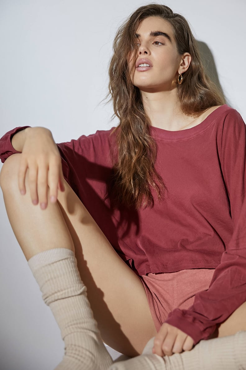 Out From Under Ella Long Sleeve Slouchy Tee