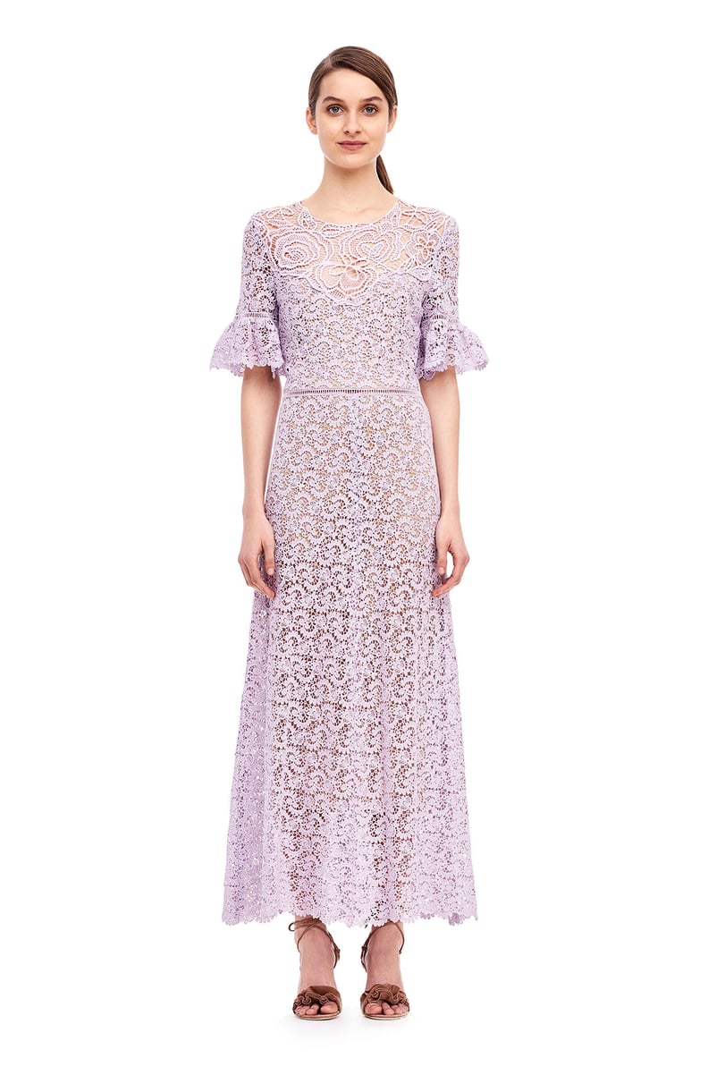 Rebecca Taylor Eliza Lace Midi Dress