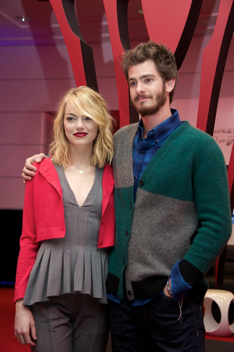 Emma Stone at a Culver City Press Event For The Amazing Spider-Man 2 in 2014