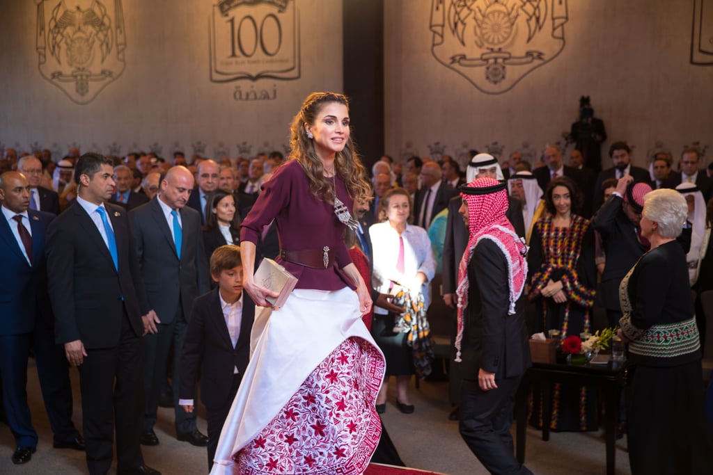 Queen Rania Independence Day Dress 2016
