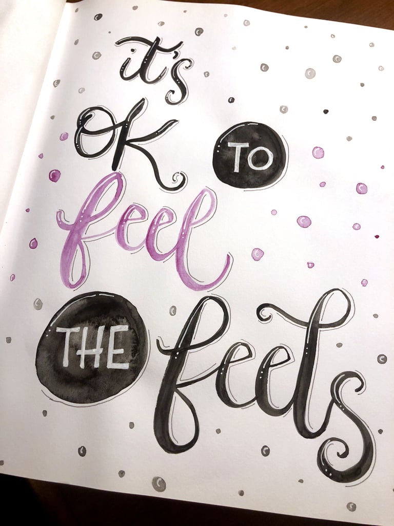 How Does Mindful Lettering Help With Stress Relief