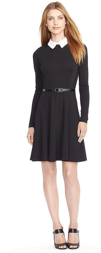 Lauren Ralph Lauren Belted Ponte Shirtdress ($159)