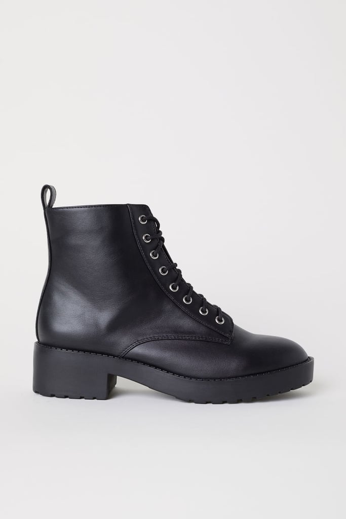 H&M Boots With Lacing