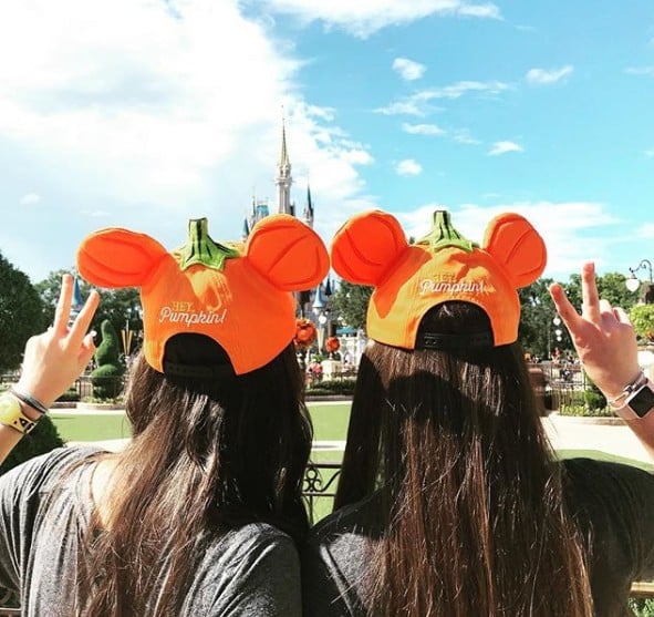 Disney Pumpkin Mickey Hats