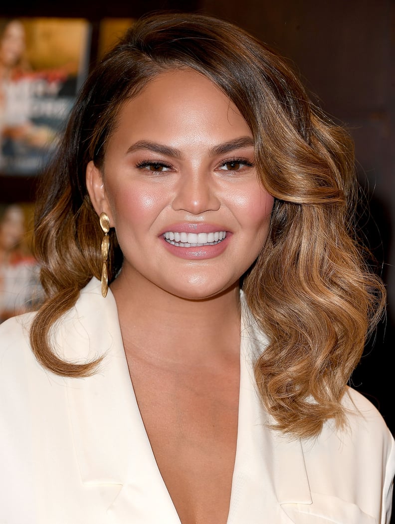 LOS ANGELES, CA - SEPTEMBER 26:  Chrissy Teigen Signs And Discusses Her New Book 