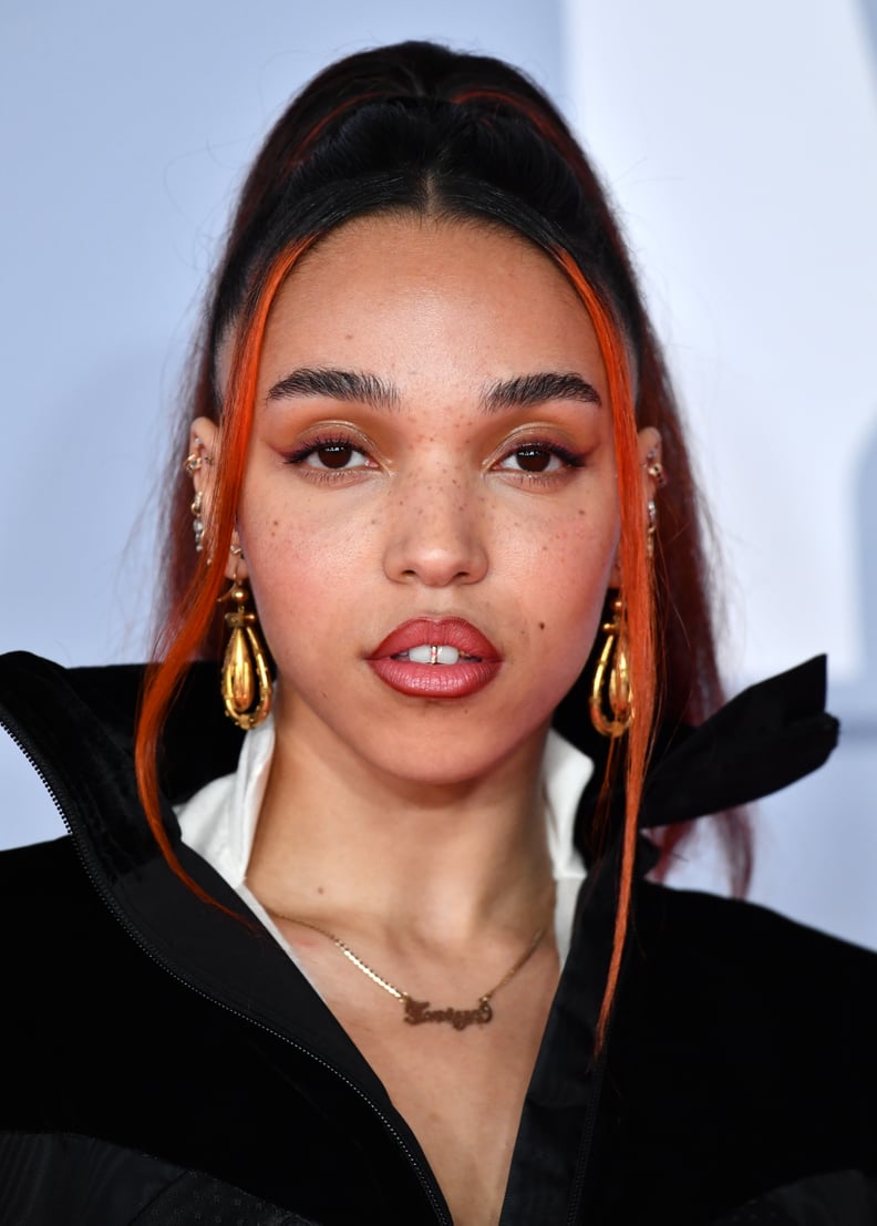 FKA Twigs's Tangerine-Hued '90s Tendrils at the 2020 BRIT Awards