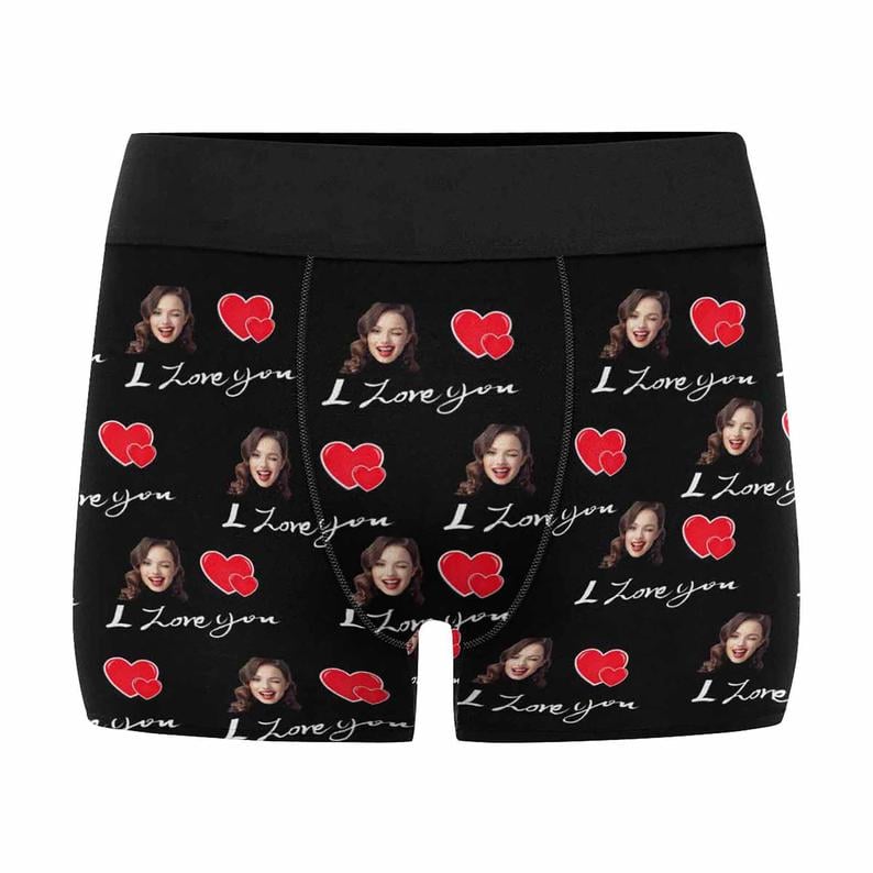 Personalized I Love You Boxers