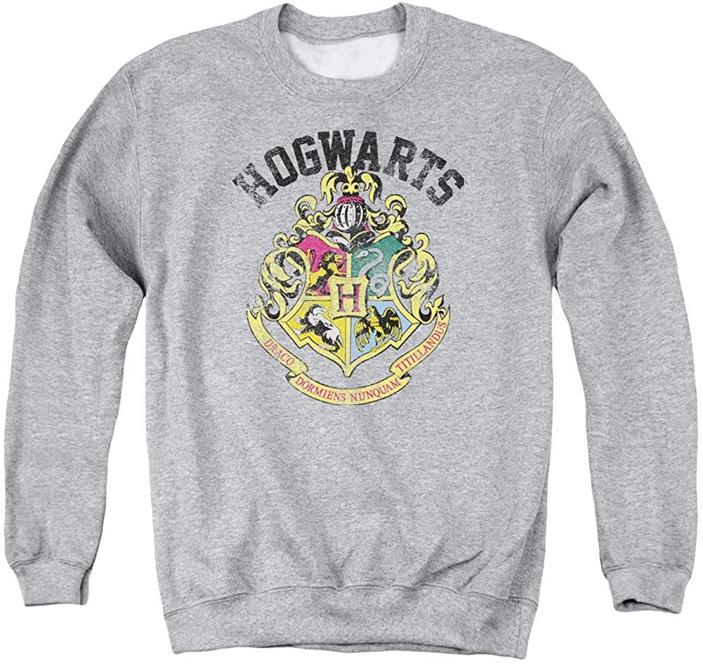 Harry Potter Hogwarts Crest Adult Crewneck Sweatshirt