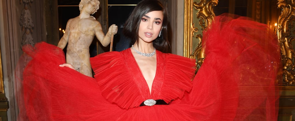 Sofia Carson Brought the Drama in This Red Gown