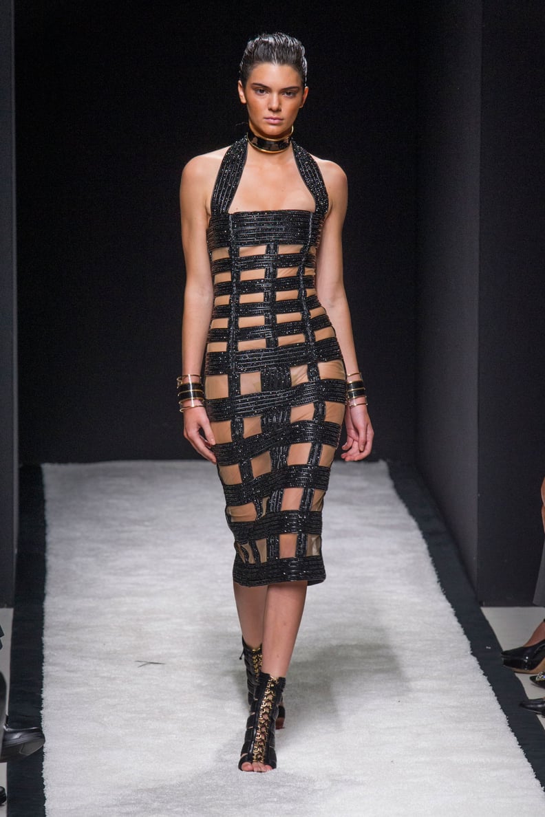 Kendall Jenner at Balmain Spring 2015