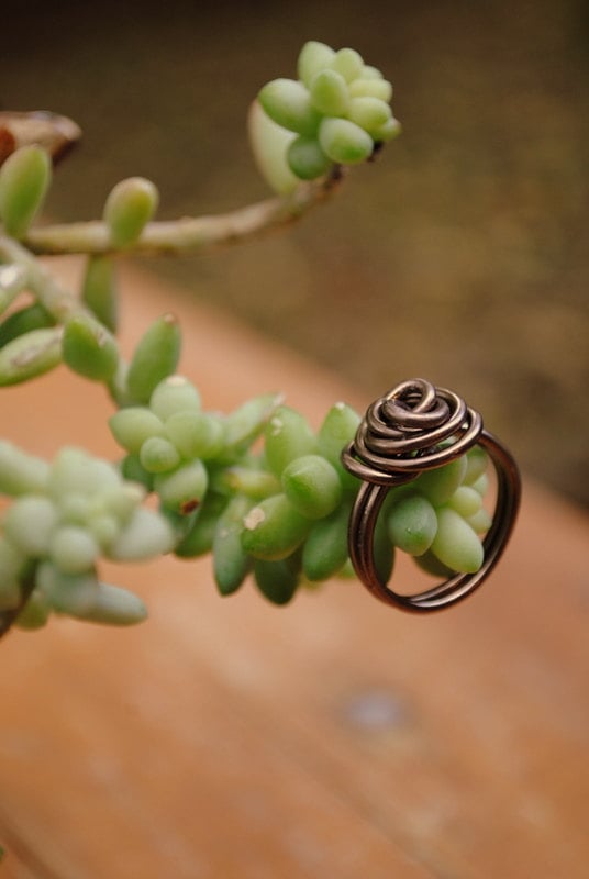 handmade infinity ring