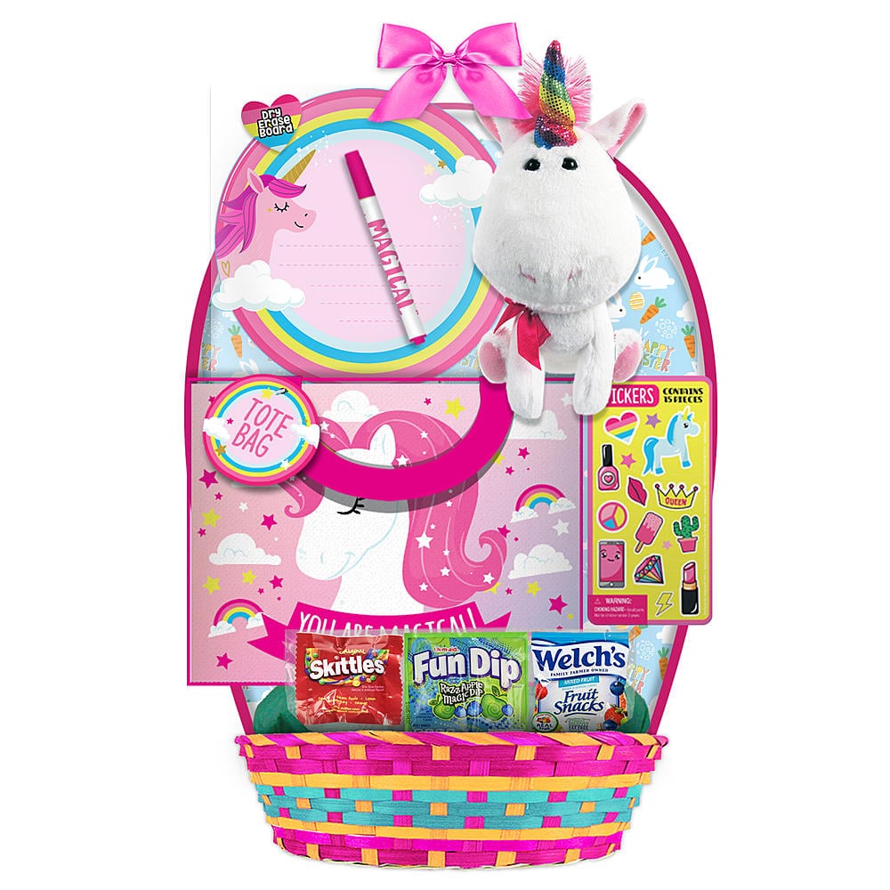 Unicorn-Art Set Filled Basket ($13)