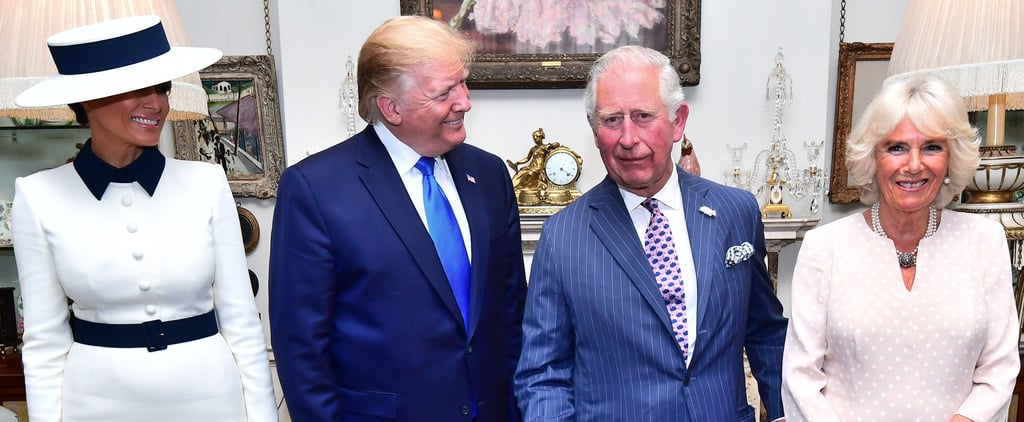 Camilla Winking During President Trump Meeting Video