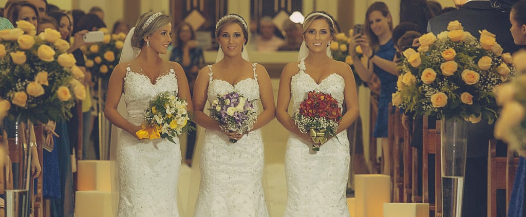 Identical Triplets Get Married at the Same Time