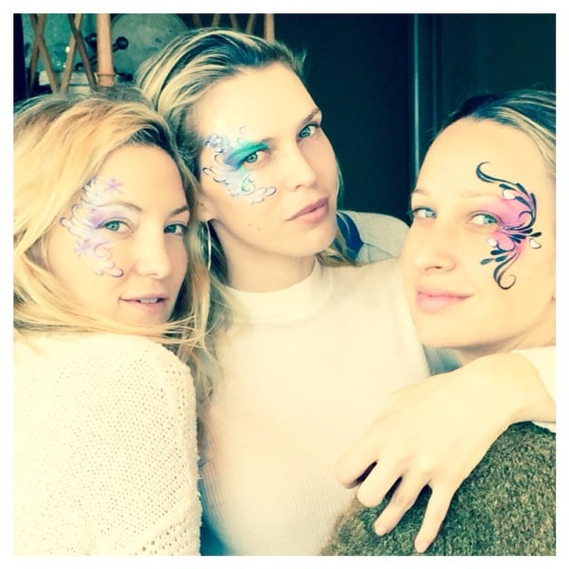 Kate Hudson donned face paint for a kid's party.
Source: Instagram user katehudson