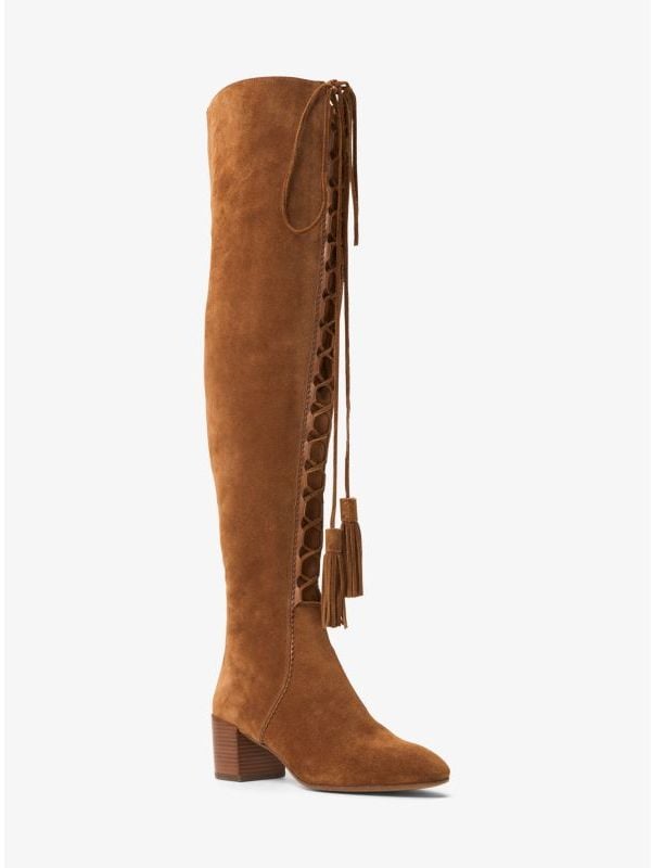 Michael Kors 'Harris' Suede Lace-Up Boot ($995)