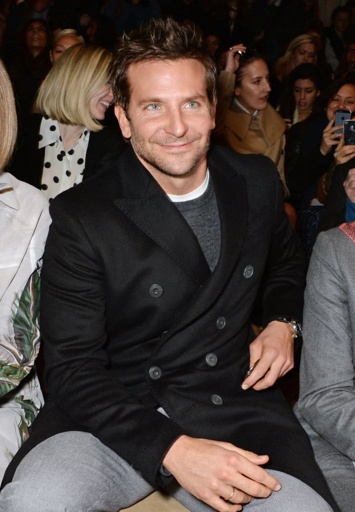 Bradley Cooper at Burberry Prorsum Fall 2014 Show | POPSUGAR Celebrity