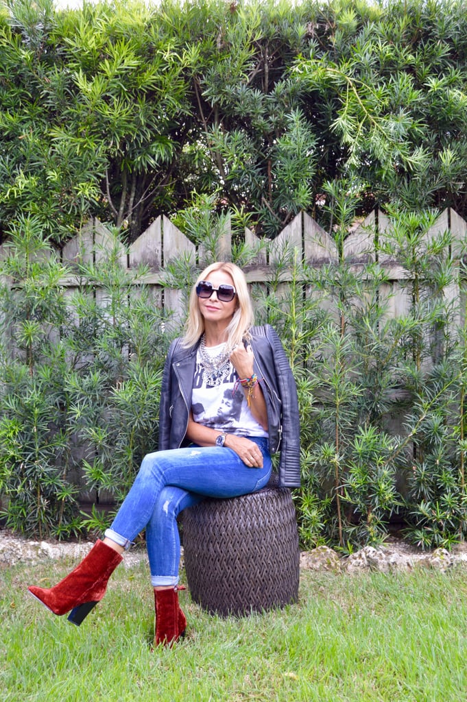 Red Velvet Booties How to Wear Velvet POPSUGAR Latina Photo 2