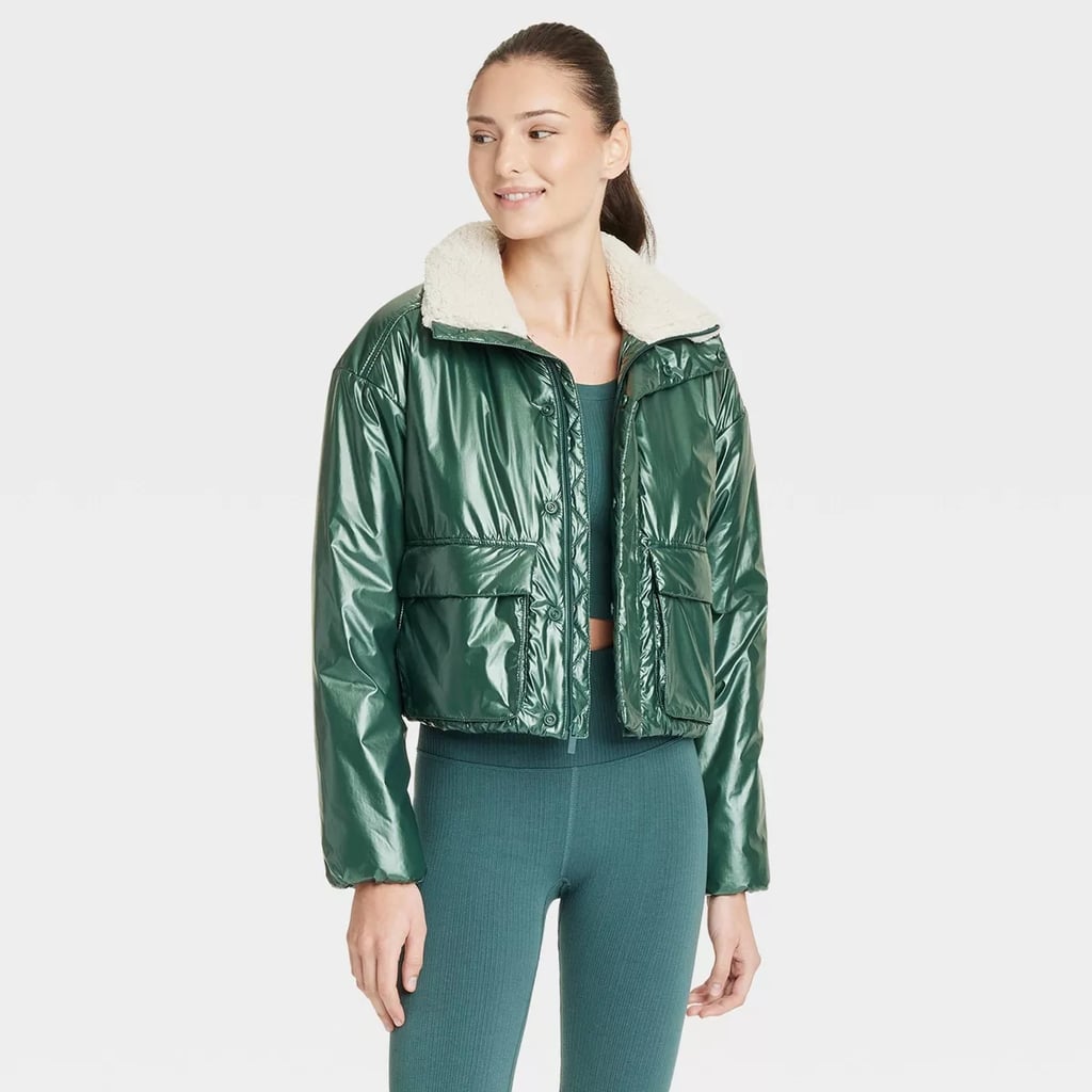 All in Motion Midweight Puffer Jacket in Dark Green