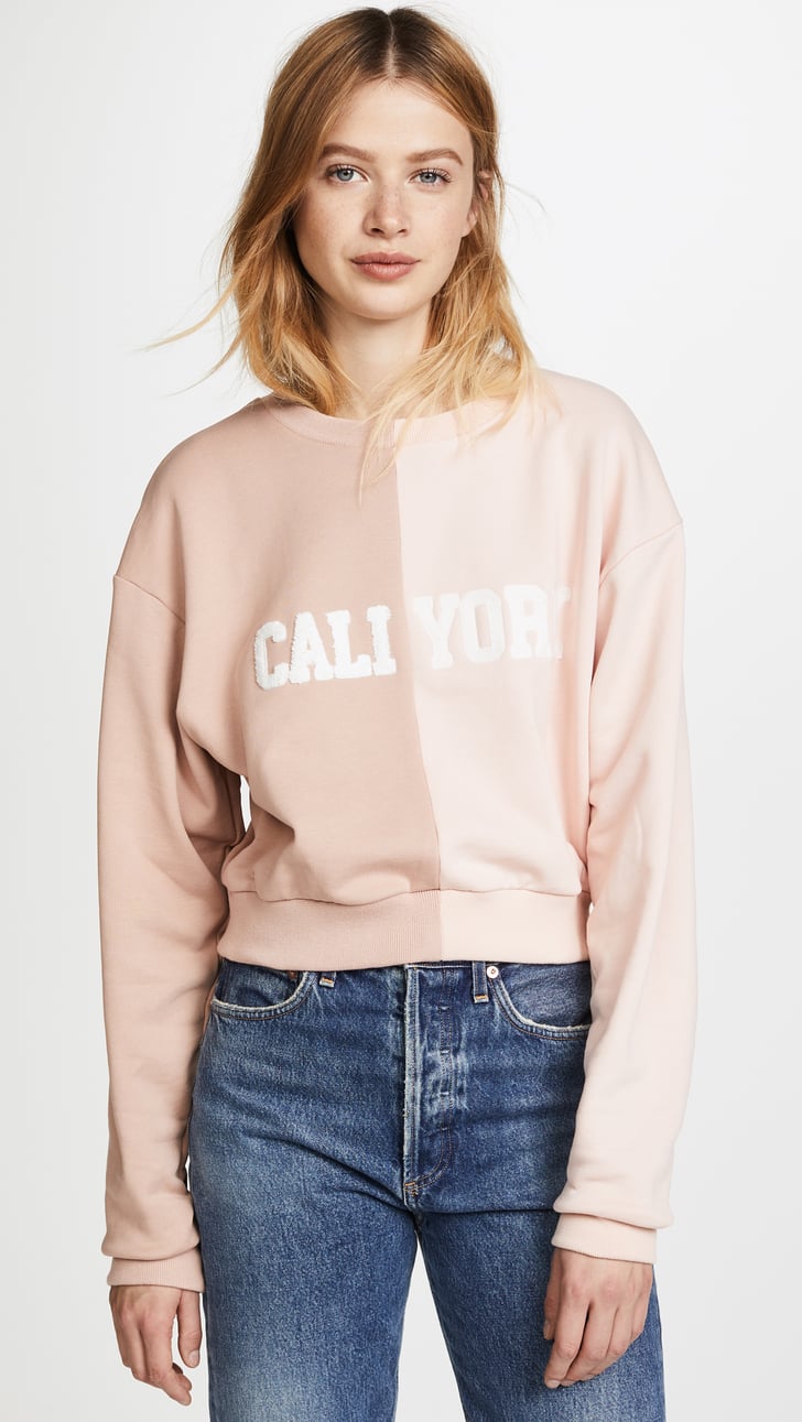 Cynthia Rowley Cali York Sweatshirt | Cute Sweatshirts 2018 | POPSUGAR ...